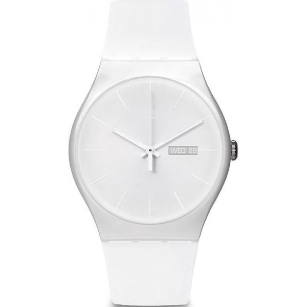 Montre Swatch Unisex New Gent White Rebel SUOW701 Acheter Montre Swatch Unisex New Gent White Rebel SUOW701