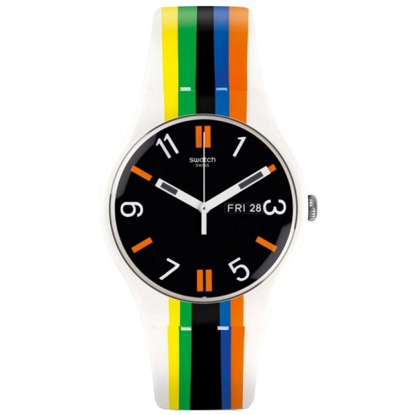 Swatch Unisex Watch New Gent Ligne De Fuite SUOW708 Buy Swatch Unisex Watch New Gent Ligne De Fuite SUOW708