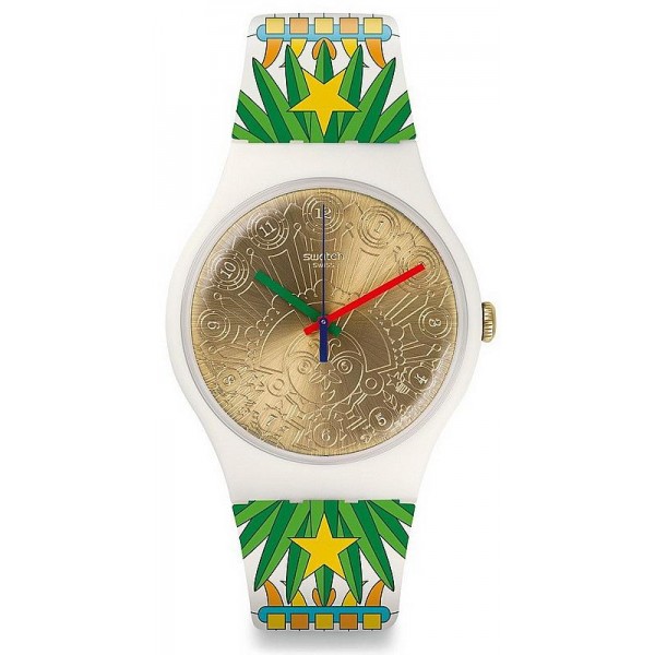 Swatch Mika Unisex Watch New Gent Mumu-Cucurrucucu SUOZ210 Buy Swatch Mika Unisex Watch New Gent Mumu-Cucurrucucu SUOZ210