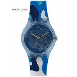 Reloj Swatch Club Unisex New Gent Silverscape SUOZ215