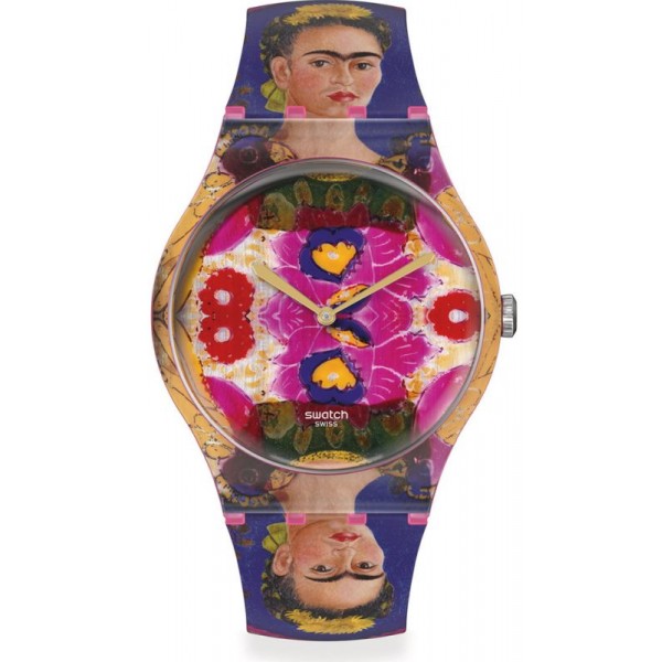 Reloj Swatch Centre Pompidou The Frame, by Frida Kahlo SUOZ341 Comprar Reloj Swatch Centre Pompidou The Frame, by Frida Kahlo SUOZ341