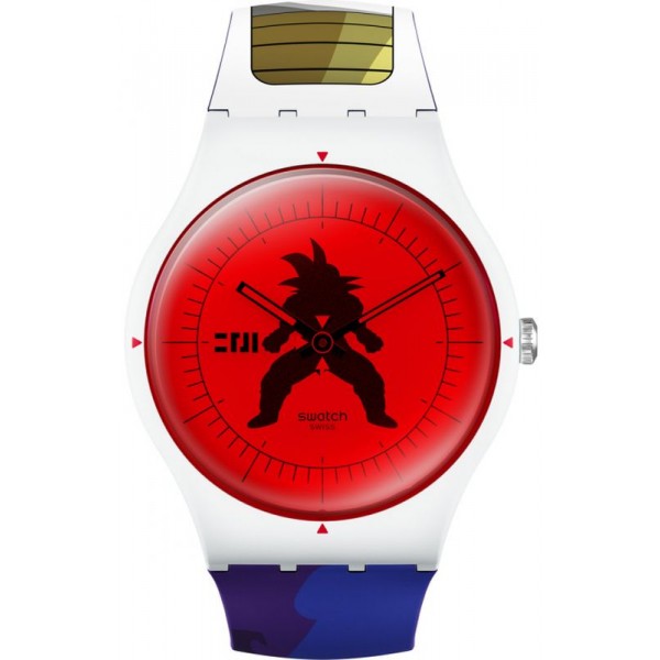 Montre Swatch Dragon Ball Z Vegeta X Swatch SUOZ348 Acheter Montre Swatch Dragon Ball Z Vegeta X Swatch SUOZ348