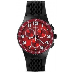 Swatch Men's Watch Chrono Plastic Testa di Toro SUSB101