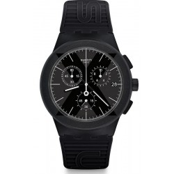 Montre Swatch Homme Chrono Plastic X-District Black SUSB413
