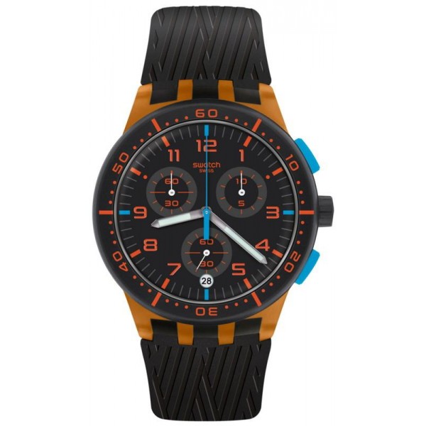 Swatch Unisex Watch Chrono Plastic Orange Tire SUSO401 Buy Swatch Unisex Watch Chrono Plastic Orange Tire SUSO401