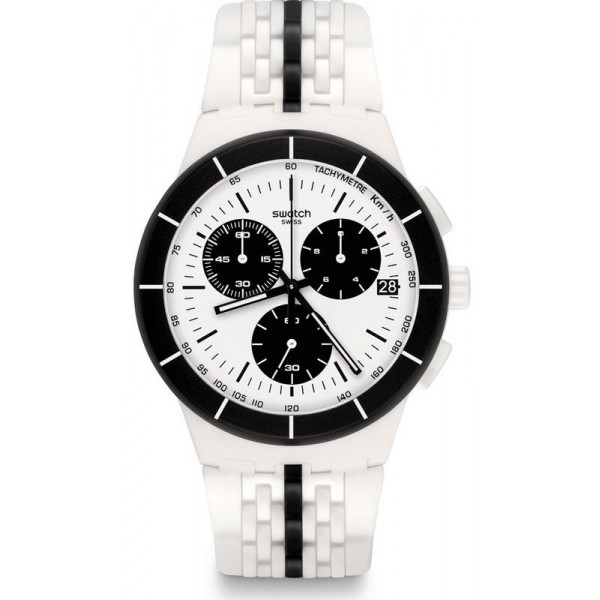 Orologio Swatch Unisex Chrono Plastic Piste Noire SUSW407 Comprare Orologio Swatch Unisex Chrono Plastic Piste Noire SUSW407