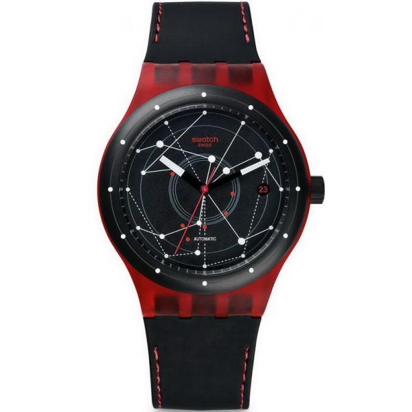 Montre Swatch Unisex Sistem51 Sistem Red Automatique SUTR400 Acheter Montre Swatch Unisex Sistem51 Sistem Red Automatique SUTR400