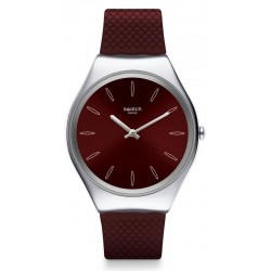 Swatch Damenuhr Skin Irony Skinburgundy SYXS120