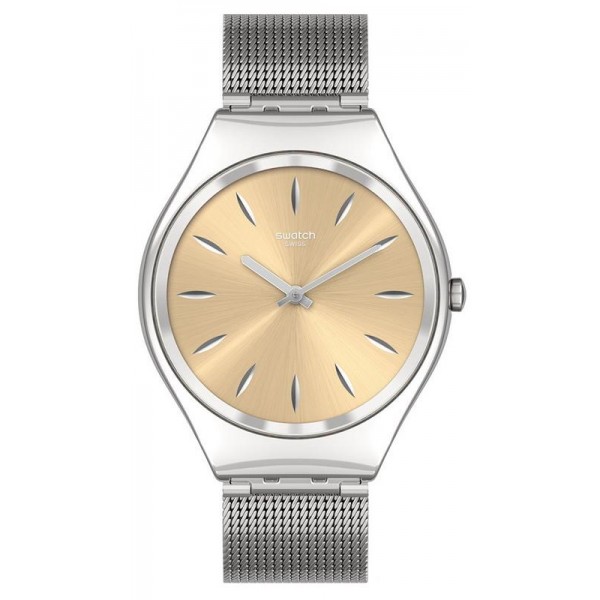 Acheter Montre Swatch Unisex Skin Irony Skingoldenblink SYXS133M