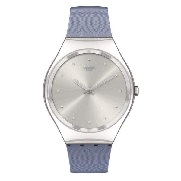 Buy Swatch Womens Watch Skin Irony Blue Moire SYXS134