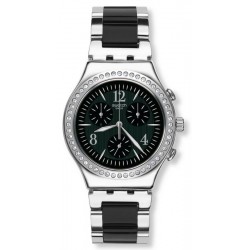 Orologio Swatch Unisex Irony Chrono Made In Black YCS118G
