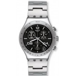 Orologio Swatch Unisex Irony Chrono Blustery Black YCS564G