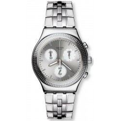 Reloj Swatch Mujer Irony Chrono Crystal Cascade YCS580G