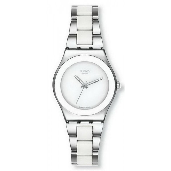 Buy Swatch Women's Watch Irony Medium Tresor Blanc YLS141GC