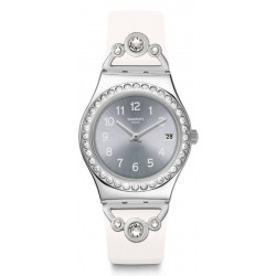 Orologio Swatch Donna Irony Medium Pretty In White YLS463