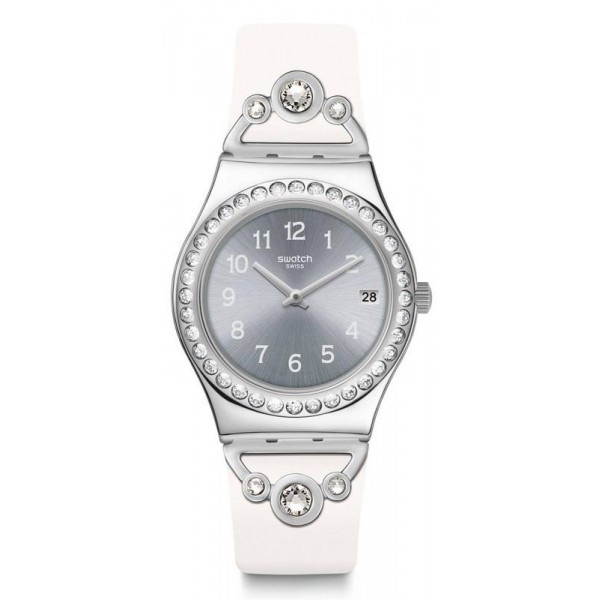 Reloj Swatch Mujer Irony Medium Pretty In White YLS463 Comprar Reloj Swatch Mujer Irony Medium Pretty In White YLS463