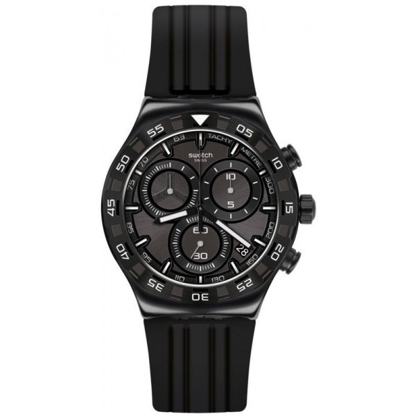 Swatch Mens Watch Irony Chrono Teckno Black YVB409 Buy Swatch Mens Watch Irony Chrono Teckno Black YVB409