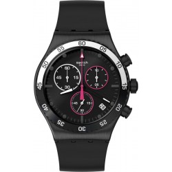Swatch Herrenuhr Irony Chrono Magenta At Night YVB413