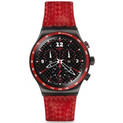 Swatch Men's Watch Irony Chrono Rosso Fuoco YVM401