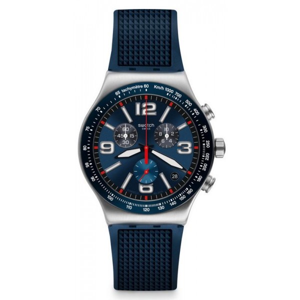 Reloj Swatch Hombre Irony Chrono Blue Grid YVS454 Comprar Reloj Swatch Hombre Irony Chrono Blue Grid YVS454