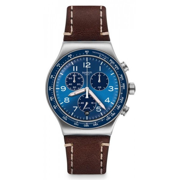 Swatch Mens Watch Irony Chrono Casual Blue YVS466 Buy Swatch Mens Watch Irony Chrono Casual Blue YVS466