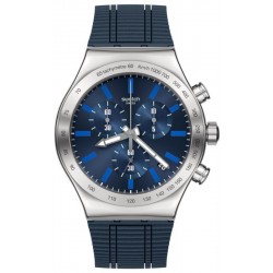 Swatch Men's Watch Irony Chrono Electric Blue YVS478
