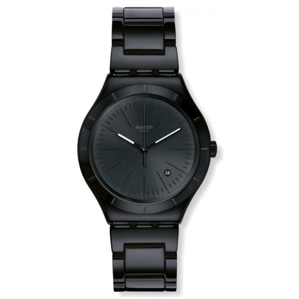 Swatch Men's Watch Irony Big Classic Noir Intense YWB404G Buy Swatch Men's Watch Irony Big Classic Noir Intense YWB404G