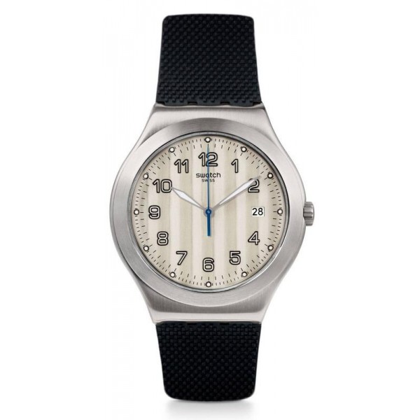 Swatch Men's Watch Irony Big Classic Côtes Silver YWS437 Buy Swatch Men's Watch Irony Big Classic Côtes Silver YWS437
