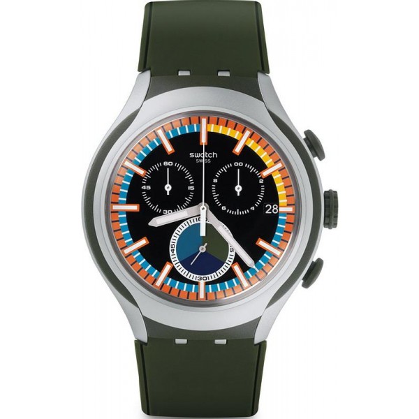 Comprar Reloj Swatch Hombre Irony Xlite Moss Cronógrafo YYS4009