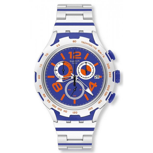 Orologio Swatch Uomo Irony Xlite Chemical Blue Cronografo YYS4011AG Comprare Orologio Swatch Uomo Irony Xlite Chemical Blue Cronografo YYS4011AG