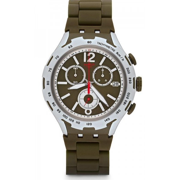 Comprar Reloj Swatch Hombre Irony Xlite Green Attack Cronógrafo YYS4022AG